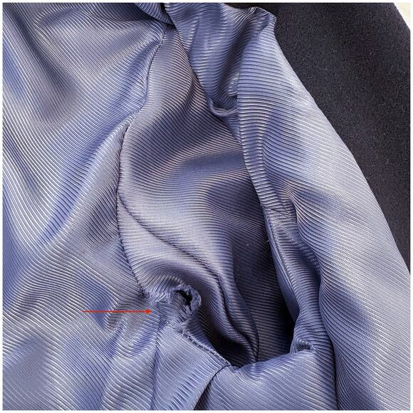 Banana Republic Italian Melton Wool Stadium Coat Black Structured | READ | XS - Picture 11 of 11